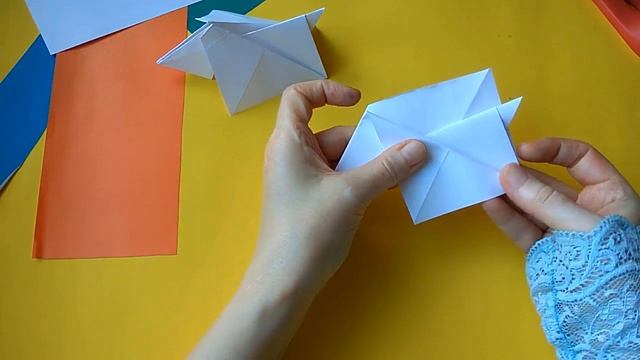 пес оригами,как сделать пса из бумаги смотреть онлайн