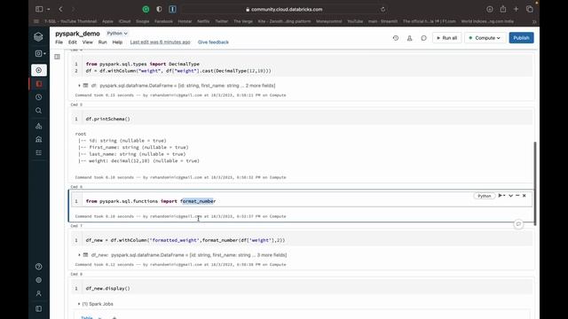 35. Formatting Decimals With PySpark | format_number Function смотреть онлайн