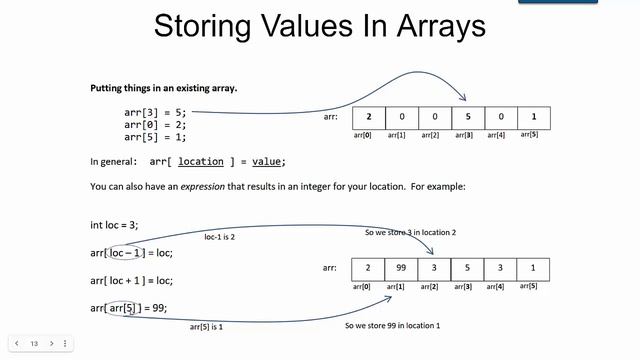 Intro to arrays in Java смотреть онлайн