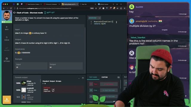 2023-07-11 - Solving Code Wars Code Katas and Playing Clash of Code смотреть онлайн