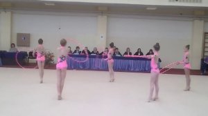 Художественная гимнастика упражнение с обручами