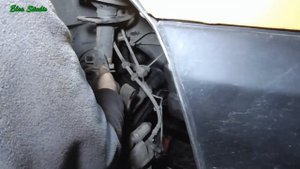 Замена пружины передней стойки Mercedes Benz Vito