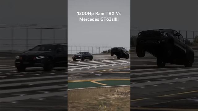 1300Hp Ram TRX TAKES OFF ON GT63s! #trx #ram #srt #srt8 #trackhawk #dodge #1000hp #hellcat #fastcar