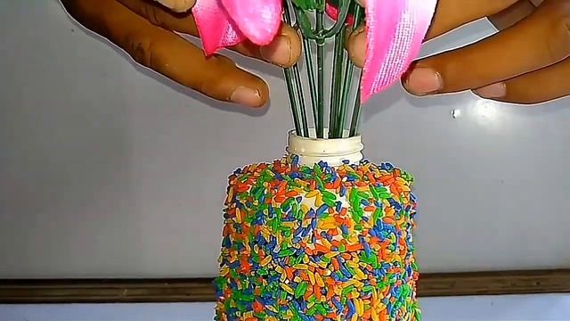 Shampoo bottle craft idea | Best out of waste material craft | woolen craft idea смотреть онлайн