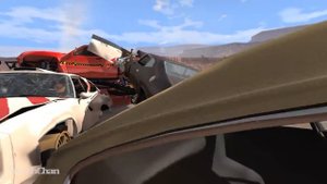 Collapsing Bridge Pileup Car Crashes #18 - BeamNG DRIVE | SmashChan