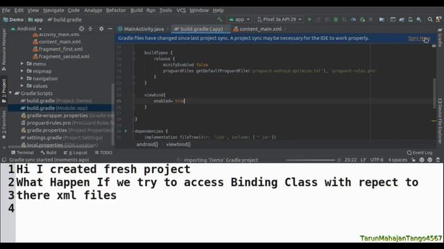 How to use View Binding in Androidx смотреть онлайн
