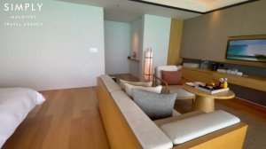 Alila Kothaifaru Maldives Lagoon water villa with pool Room tour
