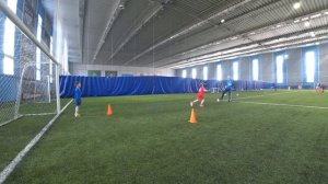 Тренировки вратарей в футбольной школе «Ермак»