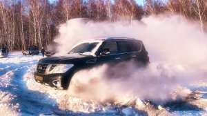 Что может Nissan Patrol 5.6 400Hp  ? рейд в Луговое часть 1