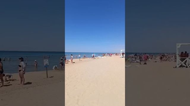 Витязево море сегодня 23 июня 2023. Пляж в Витязево www.morebar.ru #витязево #витязево2023 #анапа смотреть онлайн