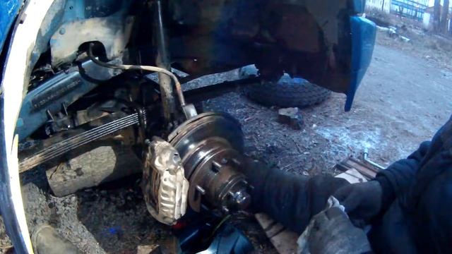 Тойота ХАЙЛЮКС-разбор поворотного кулака2((((неудача...... смотреть онлайн