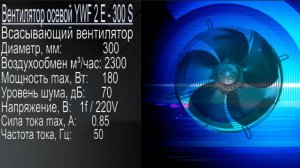 ОСЕВОЙ ВЕНТИЛЯТОР YWF-2E-300-S
