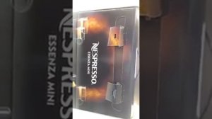 Распаковка моего подарка-кофемашины Nespresso Essenza Mini