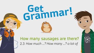 Go Getter 2. 2.3 Grammar How many sausages are there?