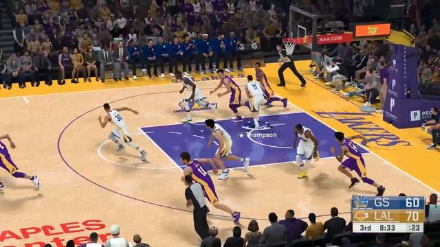 NBA 2K18 Stephen Curry,Klay Thompson & Kevin Durant MVP Mode!! Highlights vs Lakers 2017.11.29 смотреть онлайн