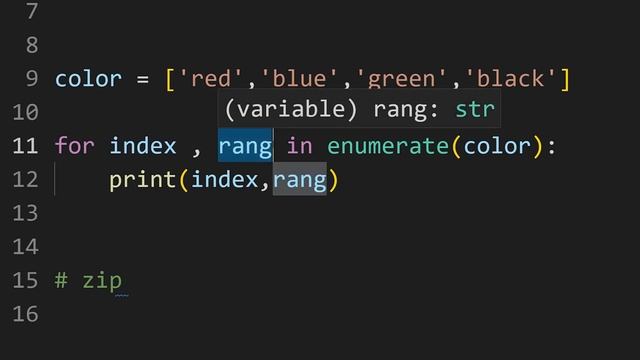 Enumerate And Zip | Python Tutorial For Beginner's #16