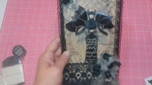 BATGIRL, Gothic chic, steam punk mixed media tag share.. by golly she's awesome