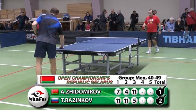 Raubichi (3 PLACE) ZHIDOMIROV - RAZINKOV Table Tennis Настольный теннис