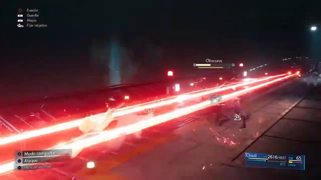 Pelea vs Rufus Shinra FINAL FANTASY VII REMAKE