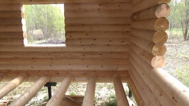 Сруб дома 6.0х6.0м. полтора этажа с крышей "Заозерье". Цена в СПб 385.139 руб. смотреть онлайн