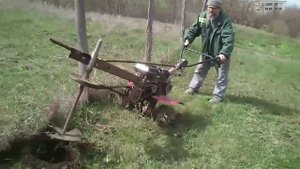 Самодельный бур на мотоблок _ своими руками
