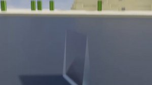 Minecraft Cactus falls on sharp glass CGI