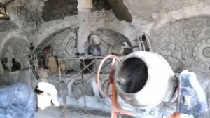 как приготовить раствор для декоративной  штукатурки,  и  изготовление скульптуры.растворный  узел.