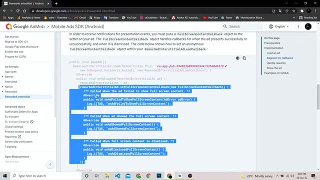 Rewarded Ad - 2021 (AdMob SDK 19.8.0 - Android Studio - Java) смотреть онлайн
