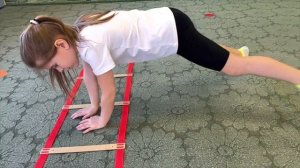 Использование координационной лестницы с детьми старшего дошкольного возраста