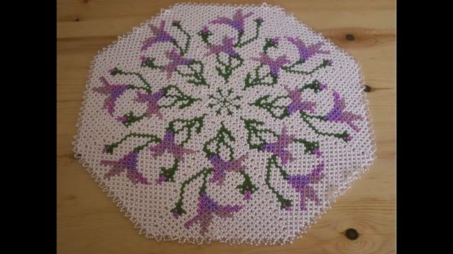Салфетки  из бисера. #азбукаидей #отскукинавсерукирукоделие
