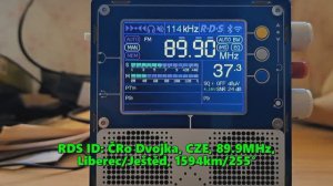 08.07.2024 12:34UTC, [Es], ČRo Dvojka, Чехия, 89.9МГц, 1594км, поверх местной станции