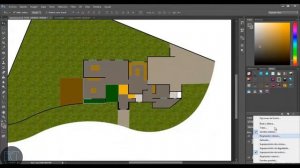 plantas arquitectónicas en photoshop 4 : aplicando texturas