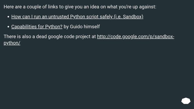 Is there a "safe" subset of Python for use as an embedded scripting language?