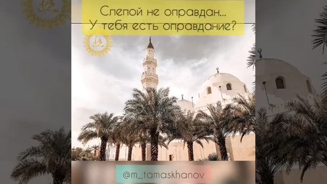 Мухаммад Тамасханов - Важность молитвы в мечети смотреть онлайн