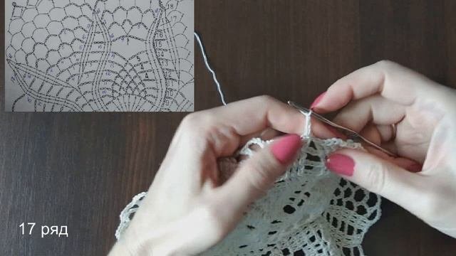 Салфетка крючком (2 часть) #вязание #салфеткакрючком #вяжемсалфетку