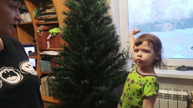 Наряжаем елку.  Готовимся к Новому году. Чистим снег, дышим воздухом и топим баню.