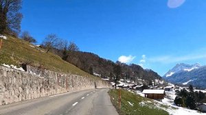 What is a Swiss ski resort village like? Drive Switzerland ?? | Bex - Gryon - Villars-sur-Ollon 4K