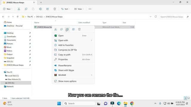 Can't Rename File or Folder in Windows [FIXED] смотреть онлайн