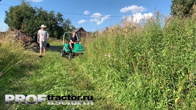 Садовые трактора Husqvarna и Caiman, тест-драйв, обзор, кошение, отзывы, какой выбрать, сравнение.