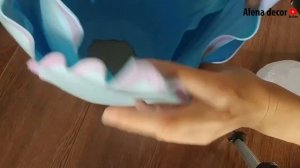 Цветы из изолона своими руками, ростовой цветок из изолона, DIY large rose