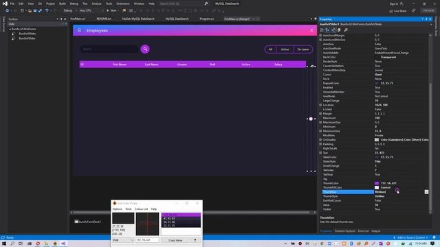 C# Tutorial  - Connect MySQL Database ~ DataGrid View  ~ Data Search ~ Bunifu Framework
