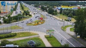 Saint-Petersburg LIVECAM. Веб-камера г. Сестрорецк, Приморское шоссе и ул. Токарева онлайн.