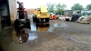 Трактор К-700,лесовоз