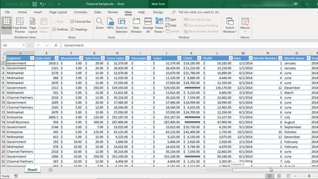 Locking the header rows and columns in Excel смотреть онлайн