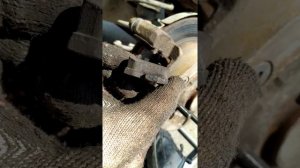 Mando - состояние тормозных колодок спустя год после установки .