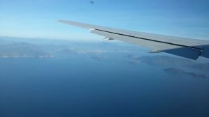 Вьетнам. Нячанг. Летим в Камрань. Вид из самолета на море