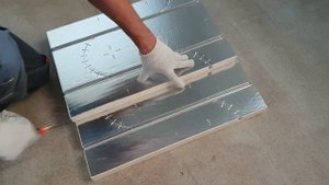 № 22. Теплый пол без стяжки  монтаж своими руками пошаговая инструкция часть 1  разрезание УФЭ