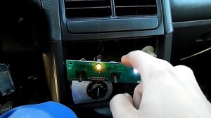 замена лампочки в блоке управления печкой ваз 2110 11 12