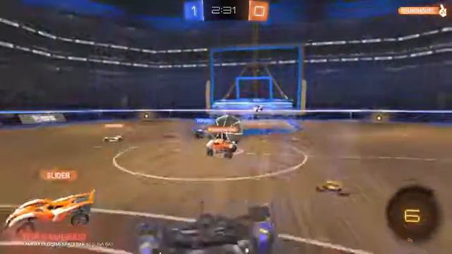 ROCKET LEAGUE- BATMOBİLE GAMEPLAY( BASKETBALL MODE) смотреть онлайн