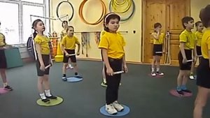 ЛФК для детей  с тренажерами Агашина в Детском саду 1654